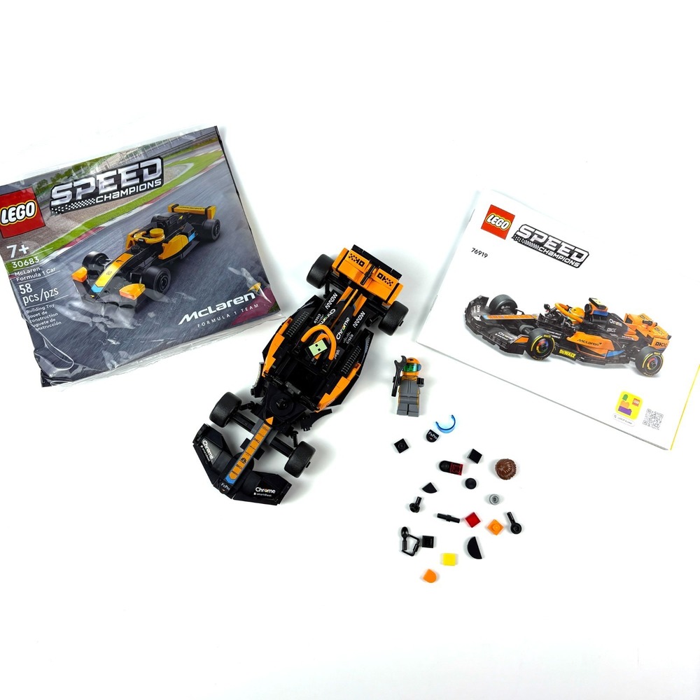 Lego Speed Champions‎ 76919 2023 Formula 1 McLaren Race Car Complete Instruction